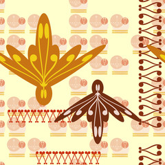 Seamless structure patterns and borders