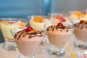 Pudding in Glasses