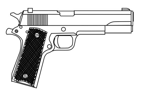 45 Automatic Hand Gun