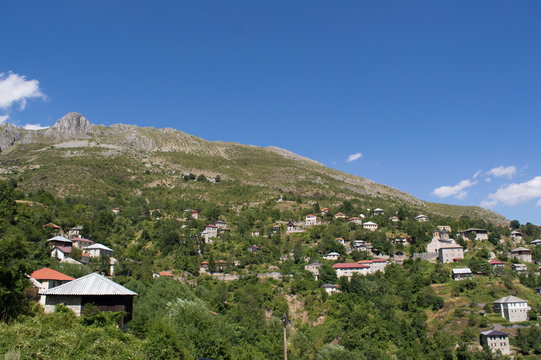 Galicnik village, national park Mavrovo