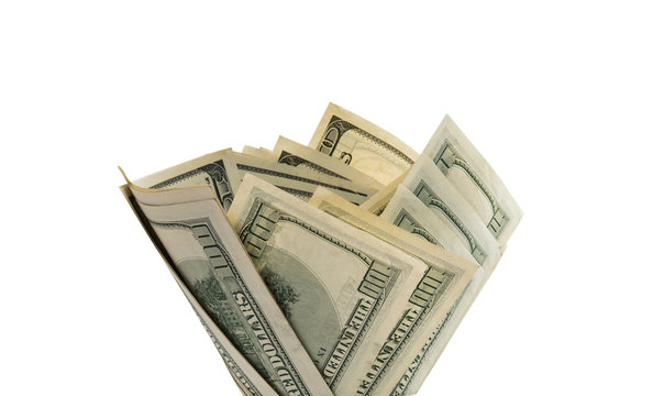 Dollars isolated