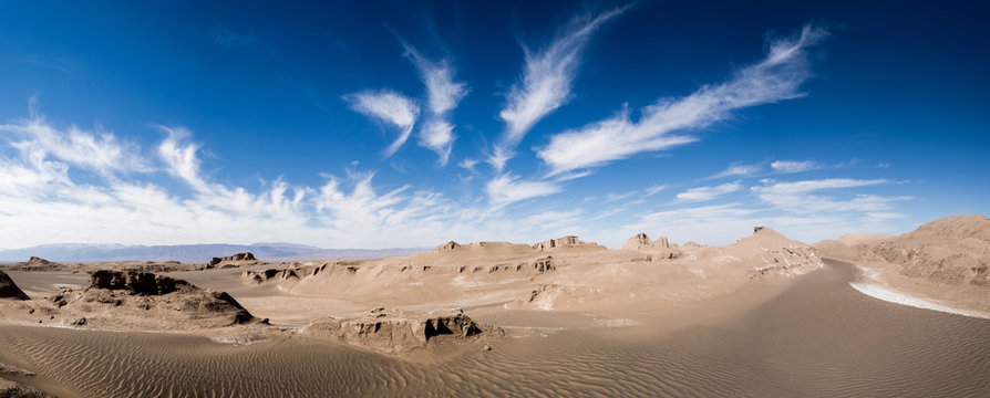 Yardangs of Kerman, Iran