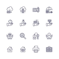 Finance icons