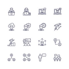 People profession icons