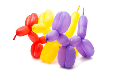 Toy of balloons isolated