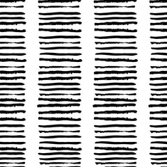 Obraz premium Vector seamless pattern of modern brush spot. Hand drawn trendy vintage illustration.