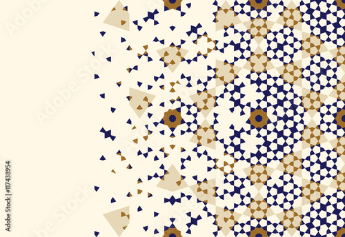"Page Design Template with Morocco Ornament." Stock image 