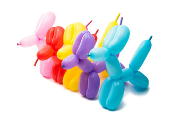 Toy of balloons isolated