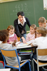 School children in classroom at lesson - 117440147