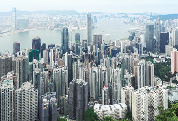 View of central Hong Kong