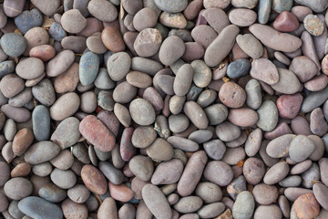 Texture sea stones background.
