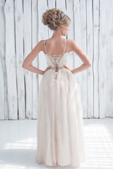 young beautiful bride, wedding