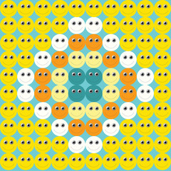 Fototapeta premium background of emoticons