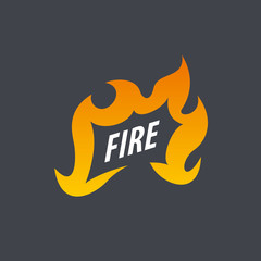 fire vector logo