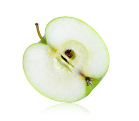 slice green apple