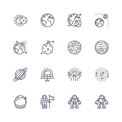 Space icons