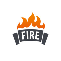 fire vector logo