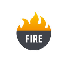 fire vector logo