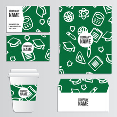 Envelopes, Cover Of Magazine, Coffee Cup with back to school pat