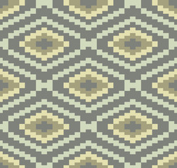 Retro seamless pattern with geometric background
