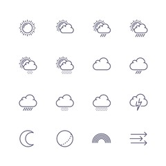 Weather icons