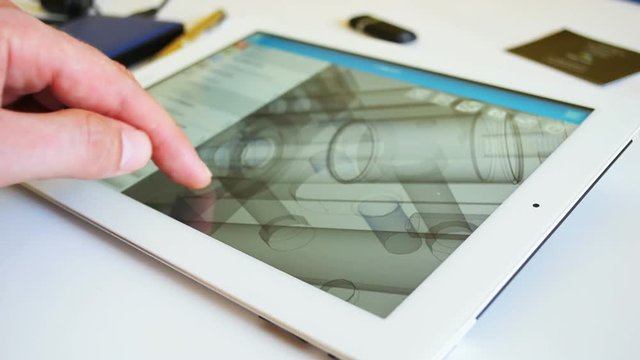 Touchscreen technology, drawing on the tablet