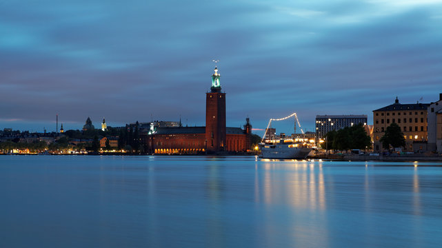 "White night" in Stockholm.