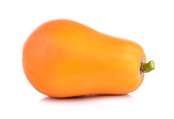 papaya on white background