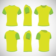 T shirts in lime green color