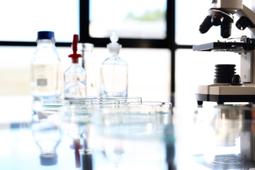 Pracownia biotechnologiczna, mikroskop