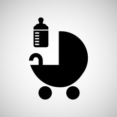 baby stroller icon