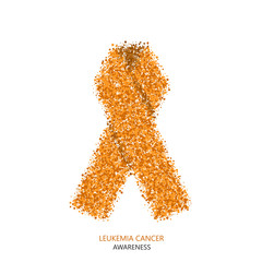 Vector modern leukemia cancer awareness circles desigen