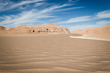 Fototapeta na wymiar Sands of Lut Desert, Iran