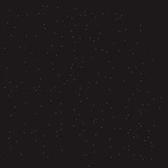 Black starry night