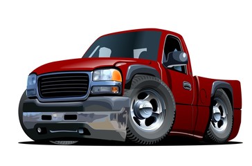 Cartoon pickup stock vector © Mechanik