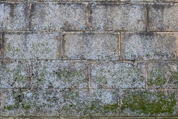 Concrete block wall seamless background and texture