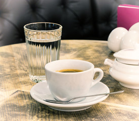 Coffee cup and saucer