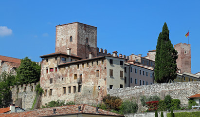 Fototapeta na wymiar Castle of the city of Bassano City