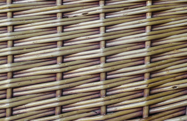 basket wicker texture crisscrossed pattern in detail violet brown
