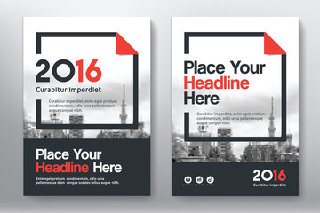 Orange Color Scheme with City Background Business Book Cover Design Template in A4. Can be adapt to Brochure, Annual Report, Magazine,Poster, Corporate Presentation, Portfolio, Flyer, Banner, Website.