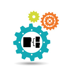 gears and technology icon