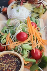 Salad spicy young sunflowers seedling is delicious.