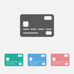 Fototapeta na wymiar credit card icon