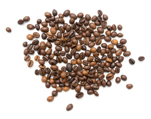 coffee beans on a white background