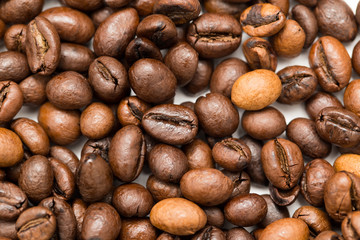 coffee beans as a background