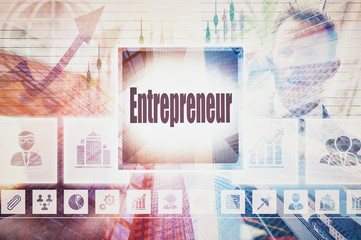 Business Entrepreneur collage concept