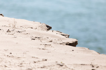 background of sand and sea