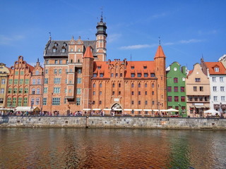 Fototapeta na wymiar Buildings in Gdańsk