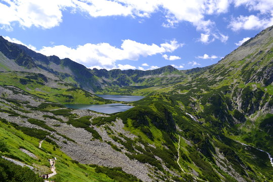 Fototapeta góry Tatry - Dolina Pięciu Stawów