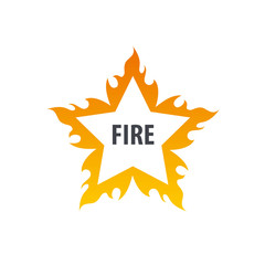 fire vector logo